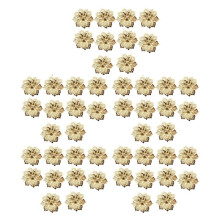 50 Stücke Blume Design Servietten Ringe Metall Gold Servietten Schnalle Servietten Ring Halter