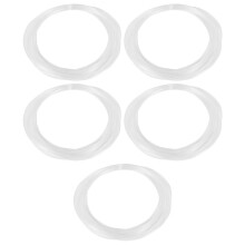 5X Manchon de Tube de Rétrécissement Thermique Transparent Clair,Câblage de Voiture, Kays Diamètre 1.5mm 5M