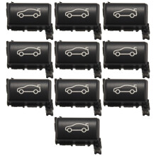 10X Tailgate Rear Trunk Button Cover for 1 2 3 4 5 6 7 X1 X3 Z4 Series,E81/E82/F22/F23/E90/F30/F32/E60/F10