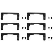 6X Aluminum Servo Mount + Carbon Holder for 1:10 AXIAL SCX10 Rc Car Axle