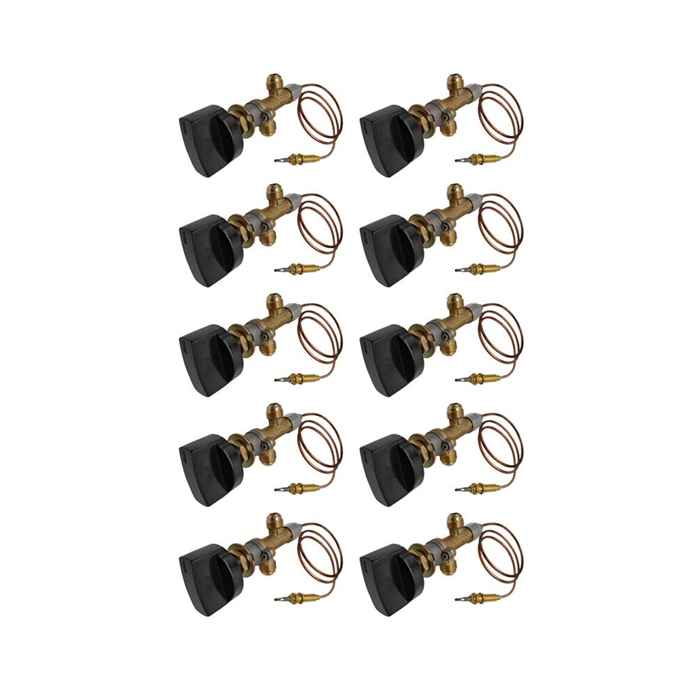 10X Propane Lpg Gas Fire Pit Control Safety Valve Flame Failure Device Gas Heater Valve With Thermocouple And Knob 4714214231278