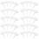 1000 Pcs Garden Labels Gardening Plant Classification Sorting Sign Tag Ticket Plastic Writing Plate Board White 1