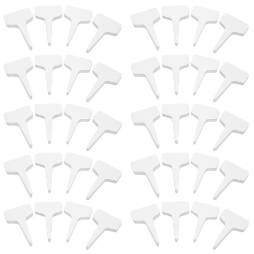 1000 Pcs Garden Labels Gardening Plant Classification Sorting Sign Tag Ticket Plastic Writing Plate Board White