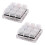 2X Acrylic Keyboard Tester 9 Clear Plastic Keycap Sampler for  MX Switches 1