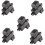 5X for  Frontier  Pathfinder LH RH Rear Window 1