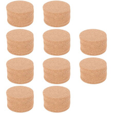 Set of 100 Cork Bar Drink Coasters - Absorbent and Reusable - 90mm, 5mm Thick
