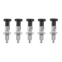 5X M10 Stainless Steel Self Locking Index Plunger Pin with Self Locking Function for Dividing for Position Locating