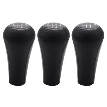 3X 5 Vitesse Manuelle En Plastique Bouton de Changement de Vitesse Trou Du Bâton 12mm (Noir) pour Série 1 À 7 X5 E30 E36 E46 E39 E34 Z3
