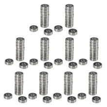 100Pcs 628RS 8mmx24mmx8mm Rodamiento de Bolitas Profundo Miniatura Sellado Doble del Surco