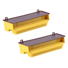 2X Kunststoff Pollenfalle Bienenzucht Werkzeuge Tray Eingang Pollensammler Imker Imkerbedarf Werkzeuge