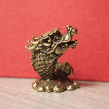 Fishing Lure Saltwater Jig 79g Vintage Brass Dragon Fish Casting Jig Long Distance Stable Action