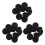 30 Spugnette Morbide Protettive Orecchio Nero per Cuffie da 5cm 1