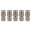 5X TNC-Stecker Auf PL259 UHF-Adapterbuchse, Silber 1