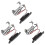 3X Magnetic Acoustic Pickup for Guitar Black 1