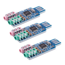 3X Free Driver USB Sound Card CM108 USB Sound Card Chip