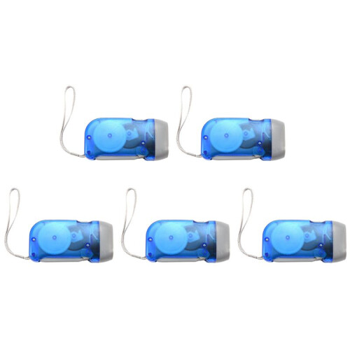 5X Hand-Press LED Flashlight Lantern Dynamo  Flashlight LED Emergency Home Dynamo Torch Lamp