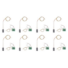 8X 3 Farb Ampel Signale Ho Oo Modell 6 Led für Diy Sand Tisch ÜBerqueren Straßen Bau Eisen Bahn Zwei Seite