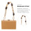 cinghia in resina e catena retro per borsa, accessorio ricambio 7