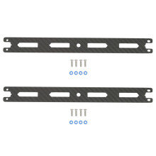 2X Plaque de Deuxième étage en Fiber de Carbone pour TT02 TT02B TT-02 TT-02B 1/10