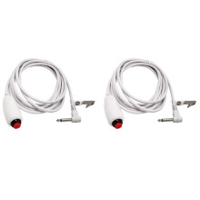 2X Nurse Call Cable 6.35mm  Nurse Call Device Emergency Call Cable with Push Button