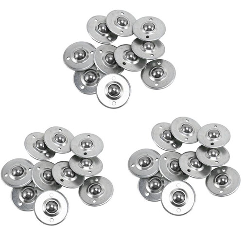 30 PeçAs CY-16B 5/8 Polegadas Rolamento de AçO Rolo Esfera Flange Transportador Unidade de TransferêNcia