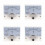 4X  0-20V 85C1-V Class 2.5 Voltmeter Analog Volt Panel Meter 1