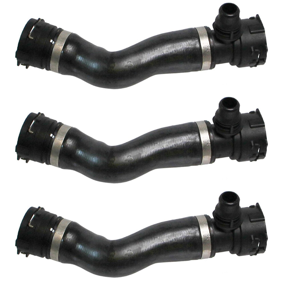 3X Car Upper Radiator Coolant Hose For- 135I 135Is 335I Xdrive 335Xi Z4 X1 3.0L 17127540127 6032794270202