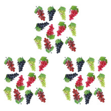 36 Grappoli Artificiali Simulazione Uva Grappoli Decorativi Realistici Grappoli per Centrotavola Cucina Vino Vino