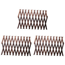 3X Erweiternder HöLzerner Garten Holz Ziehen Netz Wand Zaun Gitter für Haus Garten Sub Garten Dekoration Klettern Rahmen