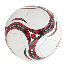Thickened No.5 PVC Practice Soccer Red Fire Pattern 323g