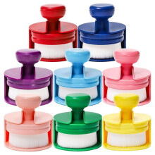 8 Colors Flat Top-Ink Blending Brushes,  Ink Blender Brushes Set, Round Ink Blending Tools with Soft Bristle