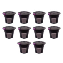 10Pcs Coffee Filters Reusable K Cups Coffee Filters K Cup Pod Coffee Filter for 1.0/2.0 Serie