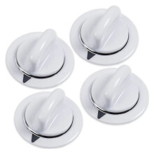 4pcs WE01X20374 Dryer Timer Knob for General Electric and Hotpoint Dryers PS8769912 AP5805160 WE1M589 WE1M856