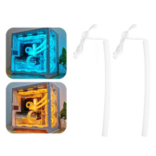 ARGB Tube Sleeve 360 Panoramic 3Pin Silicone Light for PC Cooling
