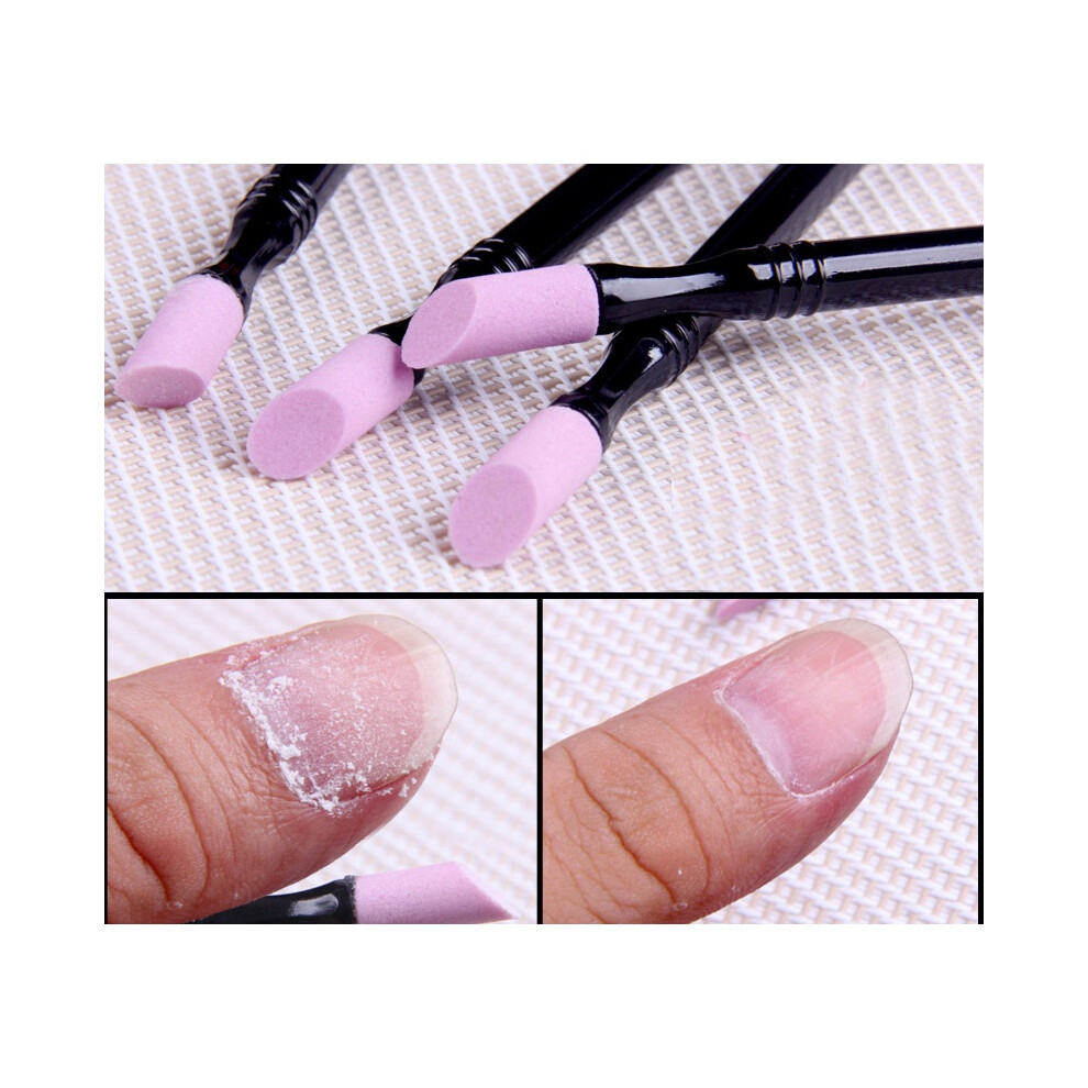 Hue-Grain Easy Wash Nail Cuticle Remover & File Tool
