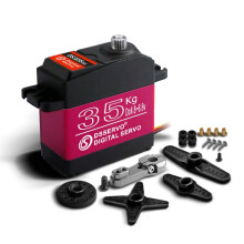 DSSERVO Waterproof Servo 35Kg 180 High Speed Servo Metal Gear Digital Servo RC Baja Servo for RC Robot Car Model Robotic Arm