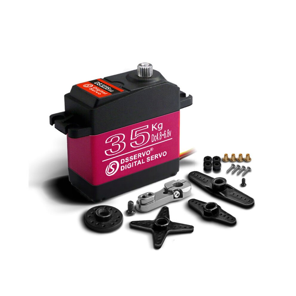 Dsservo Waterproof Servo 35Kg 180 High Speed Servo Metal Gear Digital Servo Rc Baja Servo For Rc Robot Car Model Robotic Arm 6032292669522