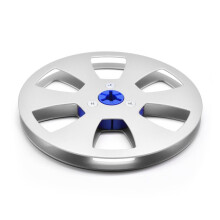1/4 5inch Empty Tape Aluminum Empty Tape Reel 6 Holes Recording Takeup Reel Opening Machine Part for TEAC B