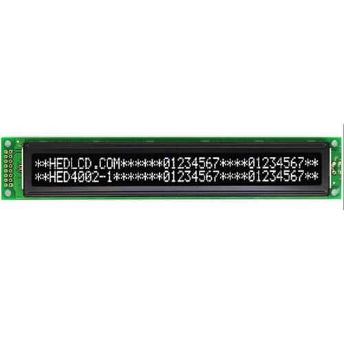 For  Black LCD 40x2 I2C Code Character Module Display High Contrast