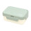 (Green) Microwave-Safe 2-Compartment Lunch Box 1