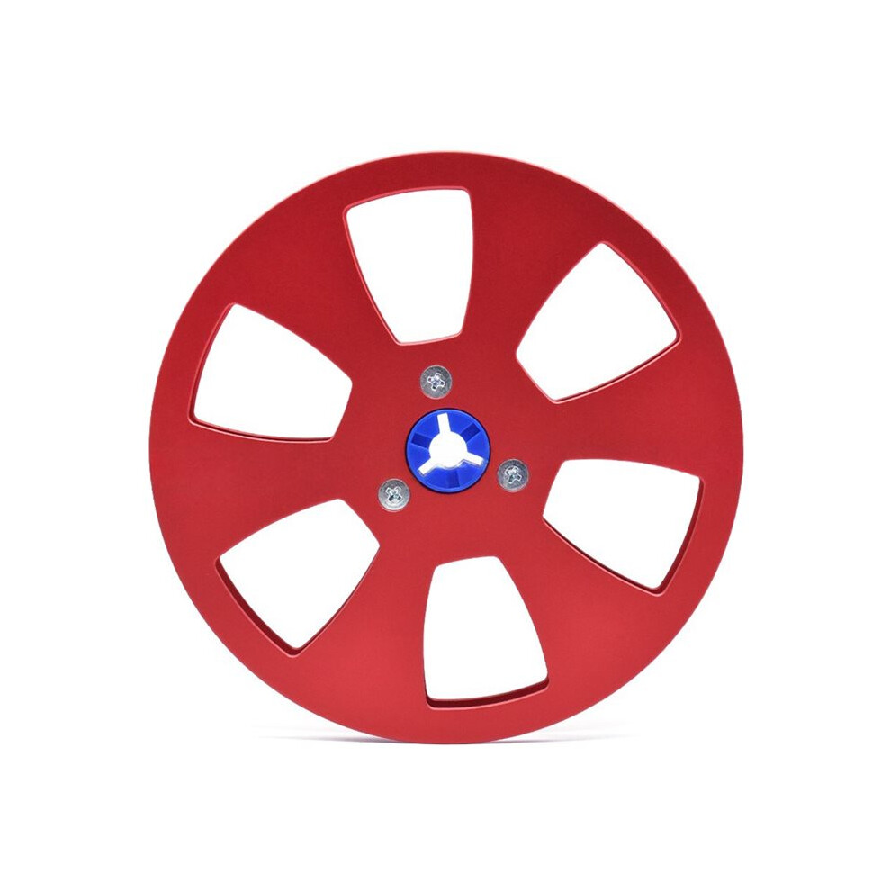 1/4 5Inch Empty Tape Aluminum Empty Tape Reel 6 Holes Recording Takeup Reel Opening Machine Part For Teac C Red 4711177296085