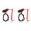 2X Emergency Stop  Tether Lanyard Emergency Kill Stop Engine  Push Button for ATV Motorcycle Boat 1