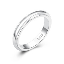 Sterling Silver Spinner Ring for Women with Smooth Spin for Anxiety and Stress Relief