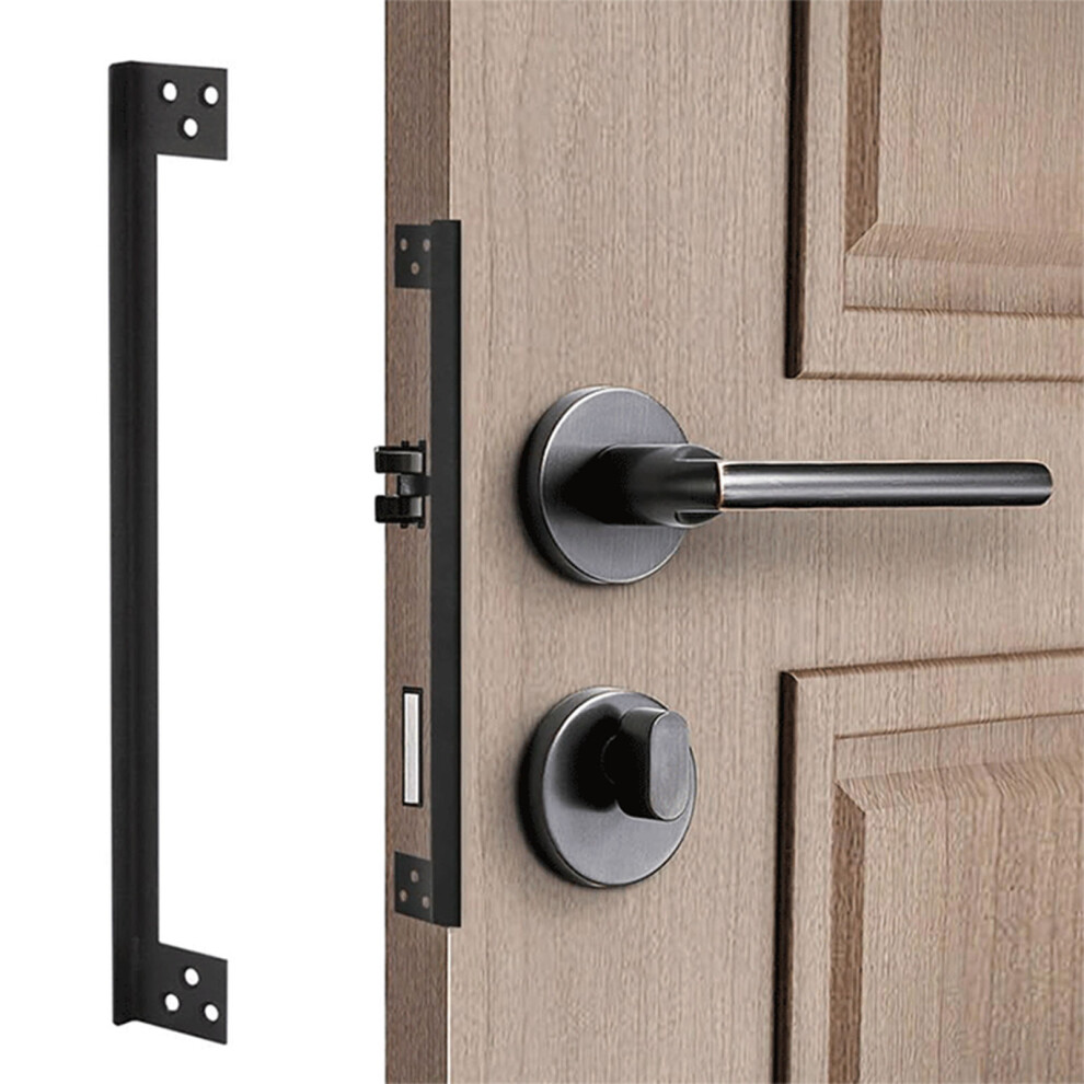 (11In) Door Latch Guard Plate Easy Installation Door Latch Protector For Outswing Doors Accessories 6434023405773