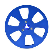 1/4 5inch Blank Tape Reel Aluminum Empty Tape Reel 6 Holes Recording Takeup Reel Opening Machine Part Support TEAC A