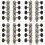 4 Set 4L4R Mandolin Tuning Pegs Machine Heads String Tuning Pegs for 8 Strings Mandolin Instruments Accessory 1