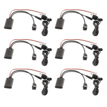 6X Car 5.0 Aux Cable Microphone Handsfree Mobile Phone Free Calling Adapter for Radio IP-BUS P99 P01