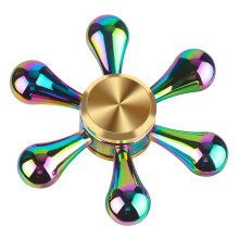Brass Metal Fidget Spinner with Stainless Steel Bearing, Speed Spin for Stress Relief Adults Kids