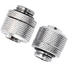 1set Acrylic Cylinder Reservoir Water Tank G1/4 50mm x 140mm & 2Pcs Water Cooling Fittings G1/4 External Thread Pagoda