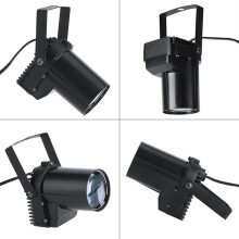 5W LED Scheinwerferstrahler 8 Schwarz Bühnenlicht für Disco, Kneipe & Party